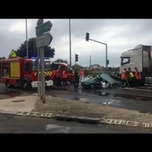 Port-de-Bouc : la N568 coupée dans les deux sens après un accident...