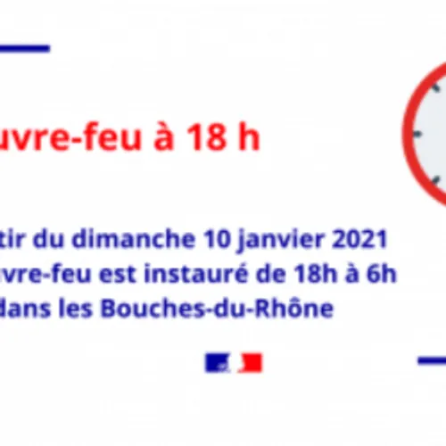 [COVID-19]:  le couvre feu est donc passé à 18h hier dans les...