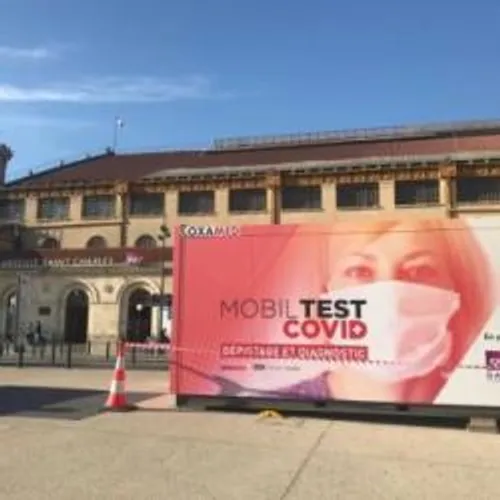 [COVID-19]: A Marseille, Un centre de dépistage mis à disposition...