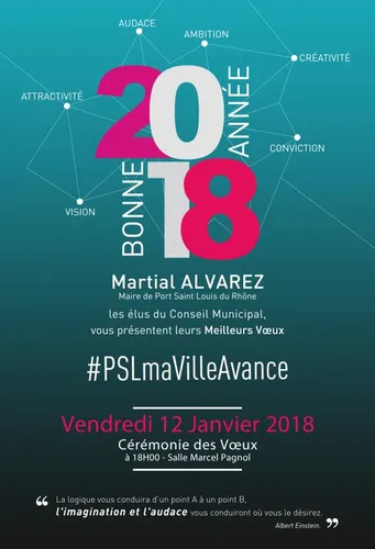 Port Saint Louis: Des voeux 2018 fondés sur l'imagination et l'audace.