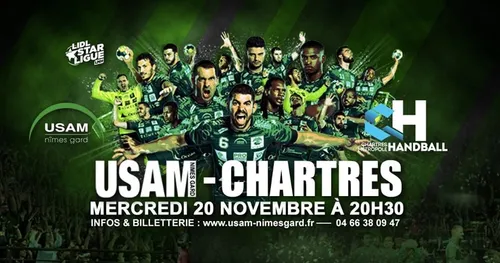 [ SPORT - NIMES ] USAM NIMES GARD RECOIT CHARTRES CE MERCREDI 20...