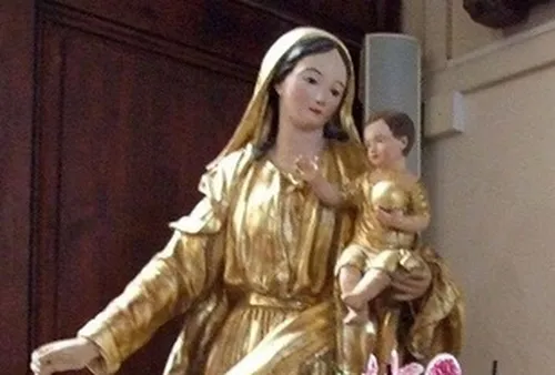 [ FAIT DIVERS - ST-ETIENNE-DU-GRE ] la Vierge à l'enfant volée dans...