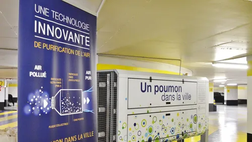 Nîmes : "Un poumon dans la ville", purifier l'air des parkings.