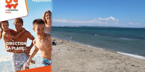 Plage Napoléon : allez-y en navette !