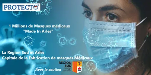 Arles : Protecto muscle sa production de masques.