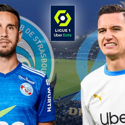 [FOOTBALL]: L'’Olympique de Marseille affronte Strasbourg en Alsace...