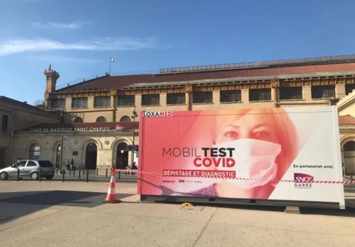 [COVID-19]: A Marseille, Un centre de dépistage mis à disposition...