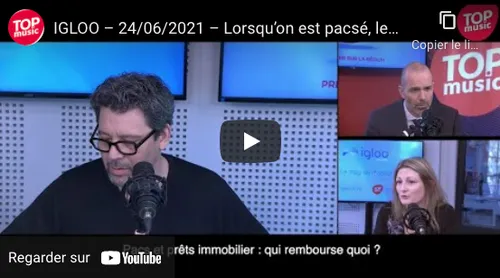 Lorsqu'on est pacsé, le crédit immobilier peut être payé par un...