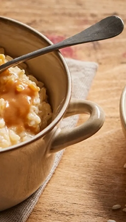 Riz au lait et à la confiture de lait