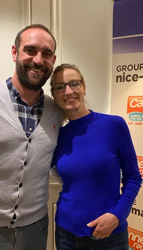 LES INVITES CANNES RADIO : ALEXANDRA LAMY ET EDOUARD BERGEON 