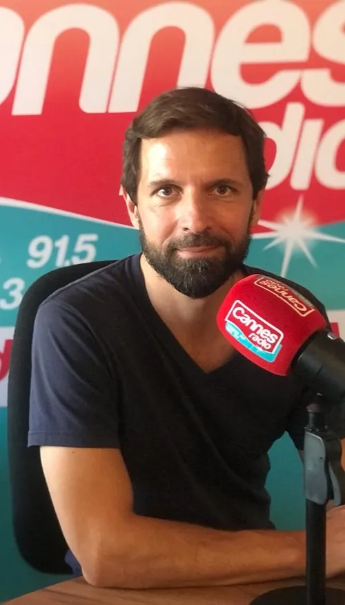 Le philosophe et écrivain Maxime Rovere à Cannes Conférence 