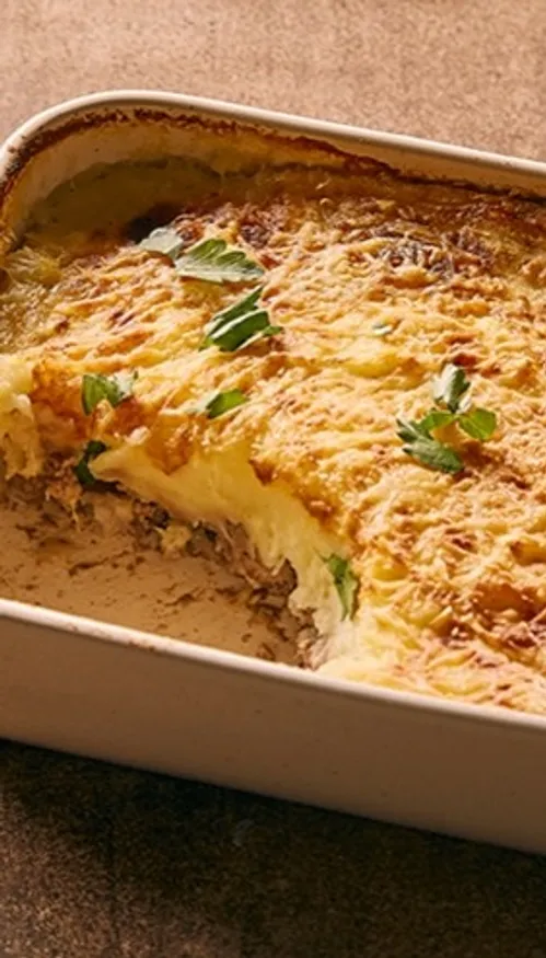 Hachis parmentier de bœuf au panais