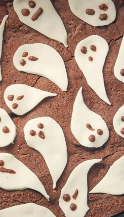 Gâteau au chocolat fantôme