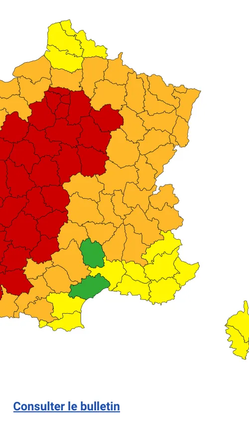 Gironde et Dordogne : passage en vigilance rouge canicule ce...