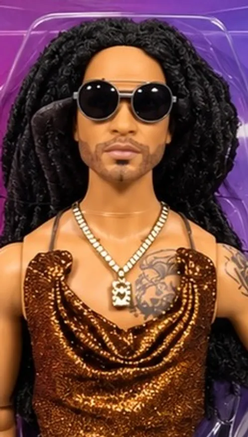 Lenny Kravitz dévoile une poupée Barbie à son effigie