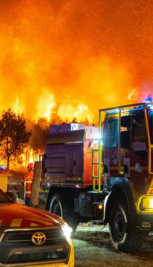 Incendie en Gironde : des conditions pires qu'en 2022, le plan...