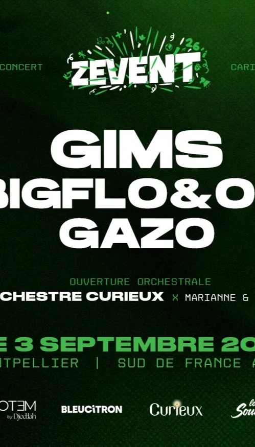 Gazo, Gims et Bigflo & Oli : un concert de folie pour la dernière...
