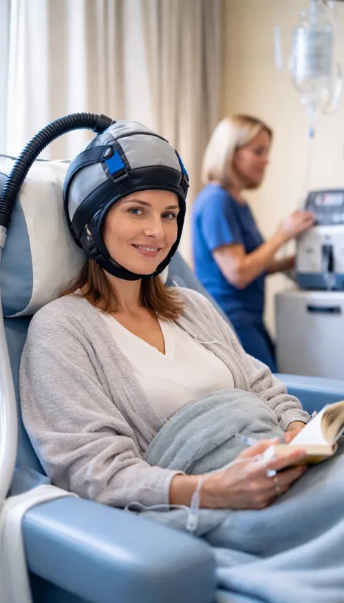 Chimiothérapie : un casque réfrigérant pour protéger les cheveux...