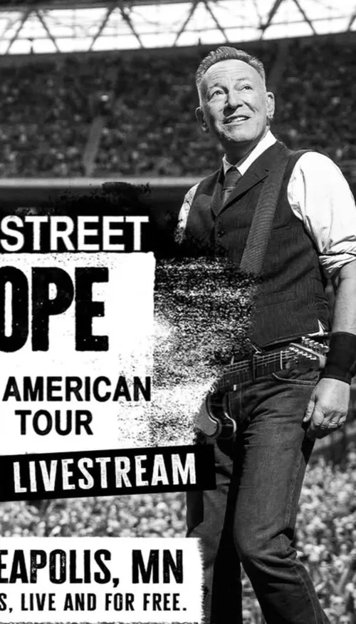 Bruce Springsteen offre 2 titres de son live à Minneapolis cette...