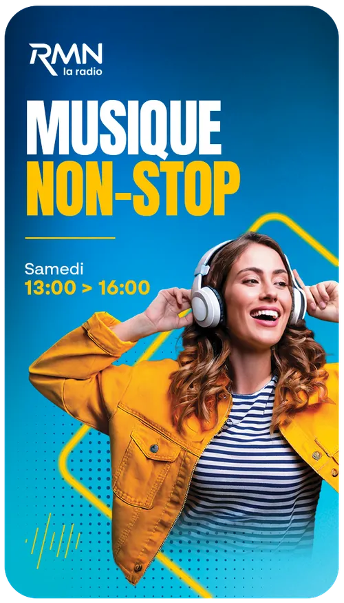 Samedi | Musique non-stop | 13h à 16h