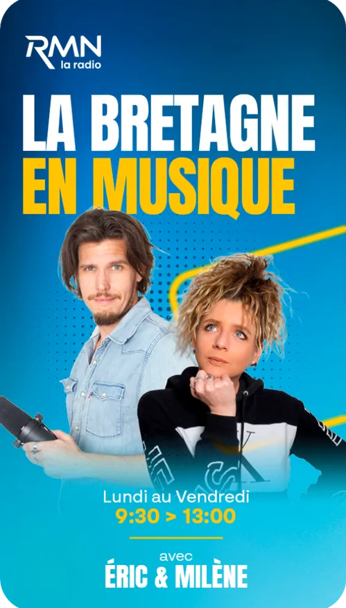 Semaine / 9:30 > 13:00 / La Bretagne en musique avec Éric & Milène