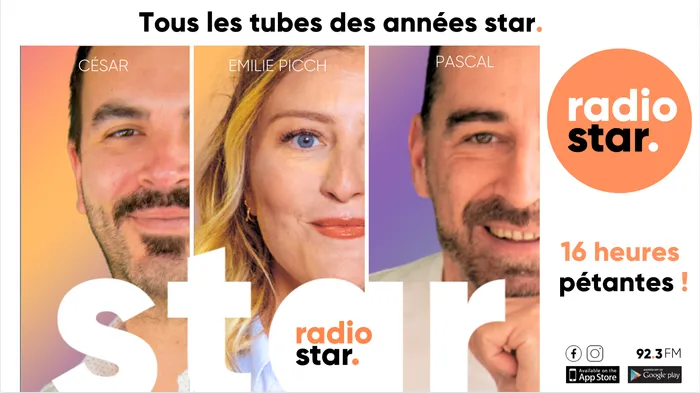 Retrouvez Emilie Picch, Pascal et César de 16h à 19h