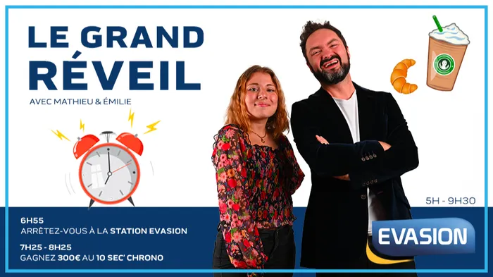 Mathieu et Émilie - Grand Réveil Evasion