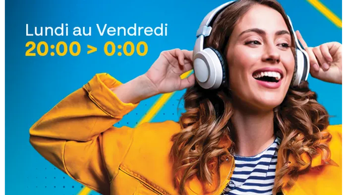 Semaine | Musique non-stop | 20h à 00h